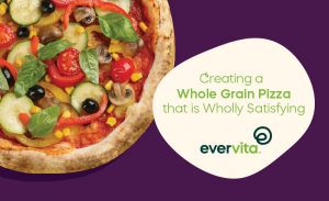pizza on purple background